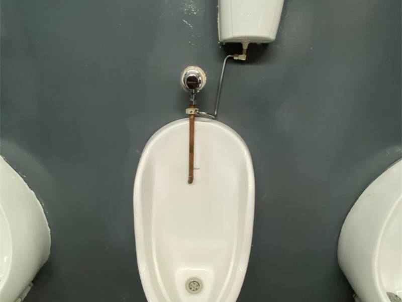 Urinal after repair